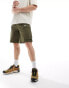 Фото #1 товара Pull&bear ripstop cargo shorts in khaki