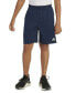 ფოტო #1 პროდუქტის Big Boys Elastic Waist 3-Stripe Mesh Shorts