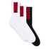 Фото #1 товара HUGO Logo Design 10253529 socks 3 pairs