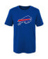 ფოტო #1 პროდუქტის Little Boys and Girls Royal Buffalo Bills Primary Logo T-shirt