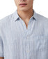 ფოტო #3 პროდუქტის Men's Linen Short Sleeve Shirt