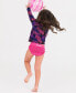 ფოტო #2 პროდუქტის Baby Girls Baby Long Sleeve Zipper Rash Guard 2-Piece