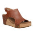 Фото #2 товара Corkys Carley Studded Wedge Womens Brown Casual Sandals 30-5316-WKSM