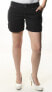 Фото #1 товара INC International Concepts Women's Tab Cuffed Shorts Black 2