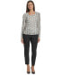 ფოტო #5 პროდუქტის Women's Geometric-Print Ruched Square-Neck Top