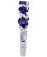 ფოტო #3 პროდუქტის Sapphire (1-1/4 ct. t.w.) & Diamond (1/8 ct. t.w.) Ring in 14k White Gold (Also Available in Emerald and Ruby)