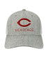 ფოტო #2 პროდუქტის Men's Heather Gray, White UChicago Maroons The Champ Trucker Snapback Hat