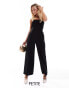 JDY Petite bandeau jumpsuit in black