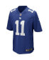 ფოტო #3 პროდუქტის Men's Phil Simms Royal New York Giants Game Retired Player Jersey