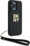 DKNY DKNY Wrist Strap Stock Logo - Etui iPhone 15 Pro Max (czarny) - фото #3