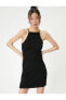 Фото #1 товара Платье женское Koton slim fit Halter Yaka Mini Kalem Elbise