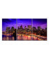 Фото #1 товара New York Skyline 3 Piece Acrylic Wall Art (36 H X 72 W)