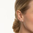 Fashion half circle earrings in white gold 14/836.101/17ZIR