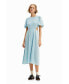 ფოტო #1 პროდუქტის Women's Embroidered cut-out midi dress