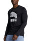 Фото #1 товара Men's All In Regular-Fit Logo Graphic Long-Sleeve T-Shirt