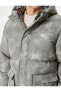 Фото #7 товара Куртка с капюшоном, с набором карманов, на молнии, с абстрактным принтом от Koton