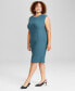 Фото #3 товара Trendy Plus Size Rib-Knit Sleeveless Dress, Created for Macy's