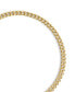 ფოტო #3 პროდუქტის Women's Faux Stone Signature C Pave Turnlock Necklace