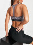 Фото #4 товара New Balance Running Relentless Pace medium support sports bra in leopard print