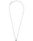 Фото #3 товара Macy's birthstone Gemstone Necklace in Sterling Silver, 16" + 2" extender