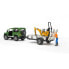 Фото #2 товара BRUDER Land Rover With A Trailer And Micro Excavator Jcb