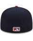 Фото #2 товара Men's Navy, Red Memphis Redbirds Marvel x Minor League 59FIFTY Fitted Hat
