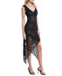 Фото #3 товара Women's Lace Asymmetrical Midi Dress