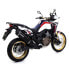 ARROW Maxi Race-Tech Aluminium Dark With Carbon End Cap Honda CRF 1000L Africa Twin ´16-19 homologated muffler