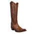 Фото #3 товара Circle G by Corral Bronze TooledInlay Snip Toe Cowboy Womens Brown Casual Boots