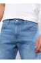Фото #4 товара Шорты LC WAIKIKI Standart Kalıp Erkek Jean, короткие, плоская модель, %100 Хлопок