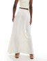 Фото #2 товара Miss Selfridge maxi skirt in natural linen