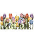 Фото #1 товара TuLIp Scape X-Ray I Ii Frameless Free Floating Tempered Glass Panel Graphic Wall Art, 24" x 24" x 0.2" Each
