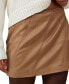 Women's Suede Mini Skirt
