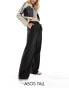 Фото #1 товара ASOS DESIGN Tall tailored pull on trouser in black pinstripe