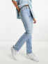 Фото #4 товара River Island ankle straight leg jeans in blue