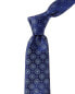 Фото #1 товара Canali Blue Silk Tie Men's Blue Os