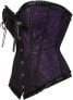 Grebrafan Women's Corset, Sexy Brocade Corset, Classic