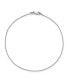 Фото #1 товара Spiga Chain Anklet in 14k White Gold