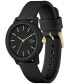 ფოტო #2 პროდუქტის Women's L.12.12 Black Silicone Strap Watch 36mm