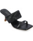 ფოტო #1 პროდუქტის Women's Monyka Woven Double Band Dress Sandals