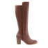 Фото #2 товара Softwalk Katia S1854-255 Womens Brown Narrow Leather Zipper Knee High Boots