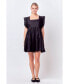 Фото #4 товара Women's Ruffled Dress with Smocking Detail