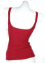 Фото #3 товара Profile By Gottex Cherry Ruffled Tankini Top Swimwear Solid Size 34D