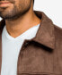 Фото #3 товара Men's Faux Suede Button Down Jacket