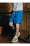Фото #6 товара Sportswear Men's Woven Flow Shorts Blue Havuz ve Günlük Stil Astarlı Şort