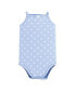 Фото #6 товара Baby Girls Cotton Sleeveless Bodysuits, Whaley Cute