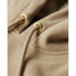 SUPERDRY Luxe Metallic Logo Hood Long Sleeve Short Dress