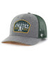 Фото #1 товара Men's Charcoal Oakland Athletics Slate Trucker Snapback Hat