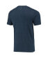ფოტო #4 პროდუქტის Men's Charcoal, Navy New England Patriots Meter T-shirt and Shorts Sleep Set