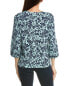 Jones New York Moss Crepe Top Women's